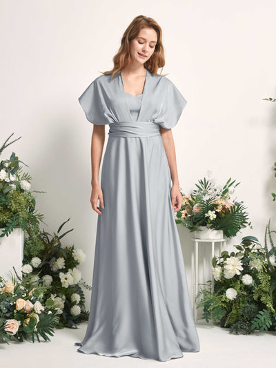 Carlyna A-Linien-Kleid Herzausschnitt Bodenlang Brautjungfernkleid Baby Blau #farbe_baby-blau