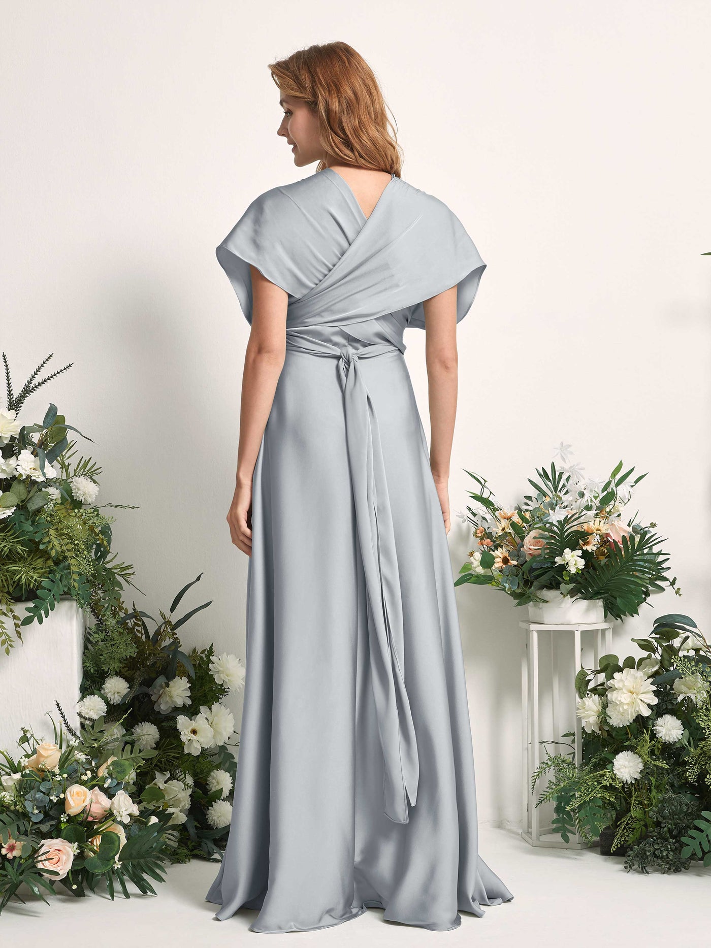 Carlyna A-Linien-Kleid Herzausschnitt Bodenlang Brautjungfernkleid Baby Blau #farbe_baby-blau