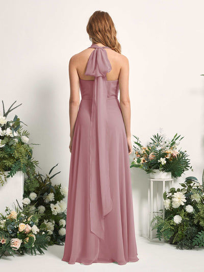 Carlyna A-Linien-Kleid Herzausschnitt Bodenlang Brautjungfernkleid Klassisch Mauve #farbe_klassisch-mauve