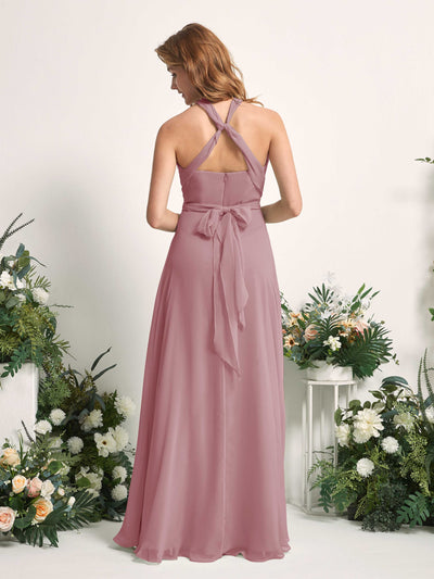 Carlyna A-Linien-Kleid Herzausschnitt Bodenlang Brautjungfernkleid Klassisch Mauve #farbe_klassisch-mauve