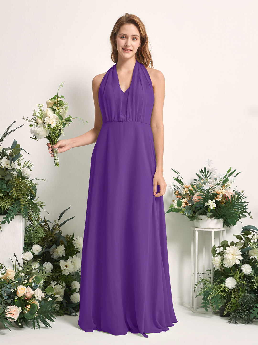 Carlyna A-Linien-Kleid Herzausschnitt Bodenlang Brautjungfernkleid Regency 