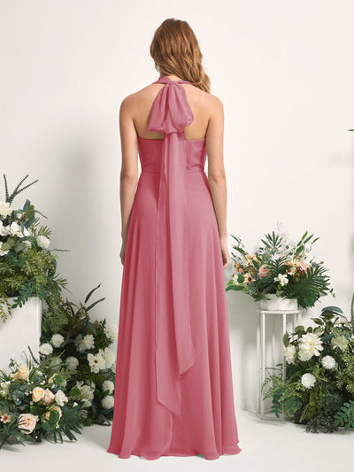 Carlyna A-Linien-Kleid Herzausschnitt Bodenlang Brautjungfernkleid Wüstenrose #farbe_w-stenrose