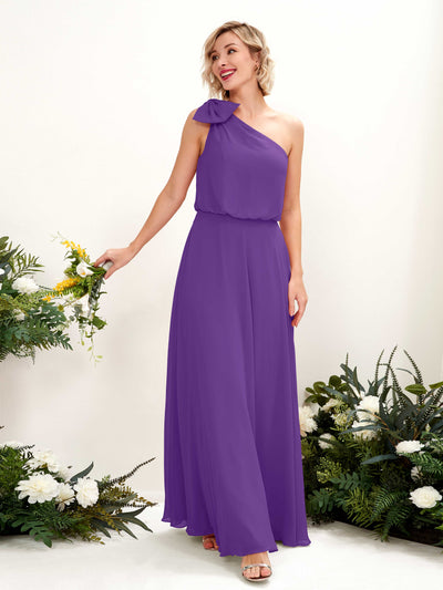 Carlyna A-Linien-Kleid One-Shoulder Bodenlang Brautjungfernkleid Regency #farbe_regency