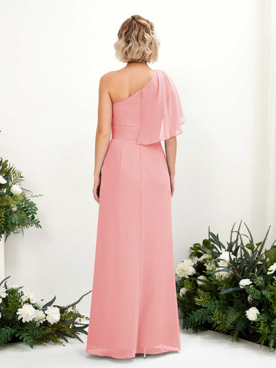 Carlyna A-Linien-Kleid One-Shoulder Bodenlang Brautjungfernkleider Ballettrosa #farbe_ballettrosa