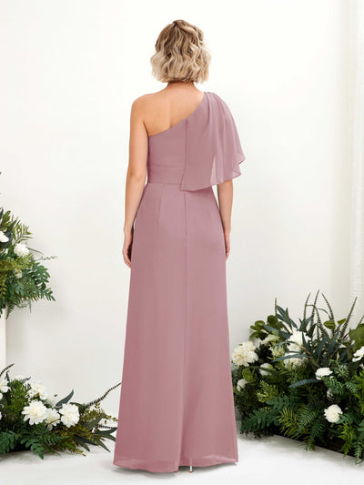 Carlyna A-Linien-Kleid One-Shoulder Bodenlang Brautjungfernkleider Klassisch Mauve #farbe_klassisch-mauve