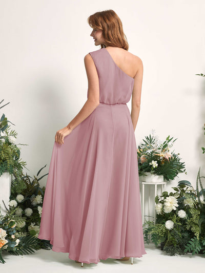 Carlyna A-Linien-Kleid One-Shoulder Bodenlang Brautjungfernkleider Klassisch Mauve #farbe_klassisch-mauve