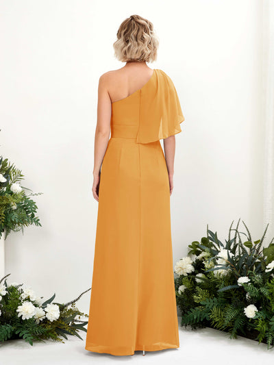 Carlyna A-Linien-Kleid One-Shoulder Bodenlang Brautjungfernkleider Mango #farbe_mango