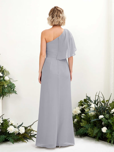 Carlyna A-Linien-Kleid One-Shoulder Bodenlang Brautjungfernkleider Staubiger Lavendel #farbe_staubiger-lavendel