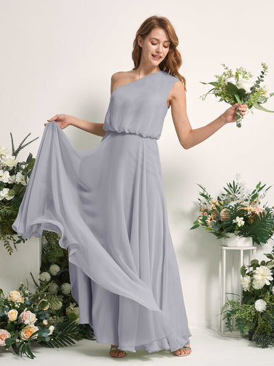 Carlyna A-Linien-Kleid One-Shoulder Bodenlang Brautjungfernkleider Staubiger Lavendel #farbe_staubiger-lavendel