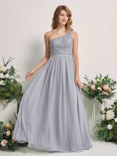 Carlyna A-Linien-Kleid One-Shoulder Bodenlang Chiffon Brautjungfernkleid Staubiger Lavendel #farbe_staubiger-lavendel