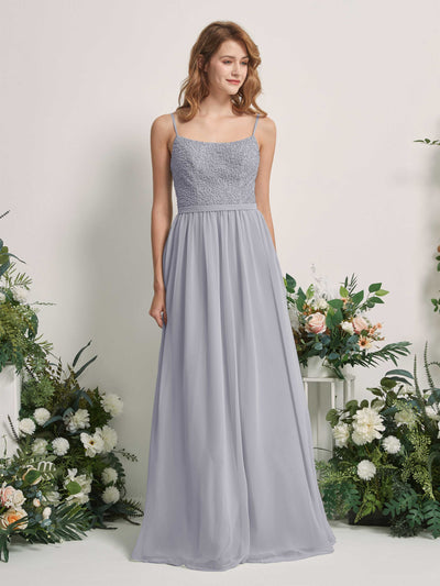 Carlyna A-Linien-Kleid U-Ausschnitt Bodenlang Chiffon Brautjungfernkleider Staubiger Lavendel #farbe_staubiger-lavendel