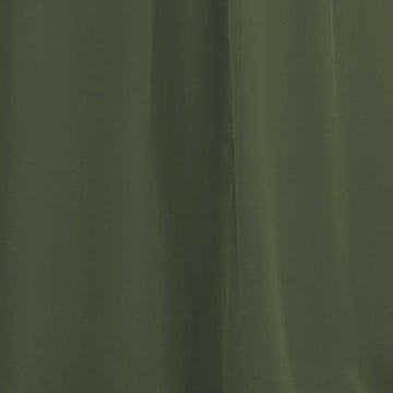 Carlyna Chiffon Stoffmuster Martini-Olive #farbe_martini-olive