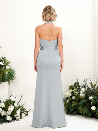 Carlyna Meerjungfrau-Linie Neckholder Bodenlang Kleid Baby Blau #farbe_baby-blau