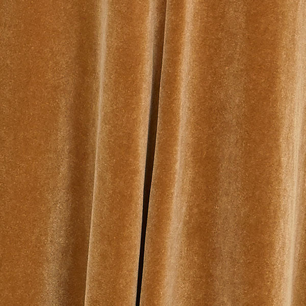 Carlyna Samt Stoffmuster Poliertes Gold #farbe_poliertes-gold